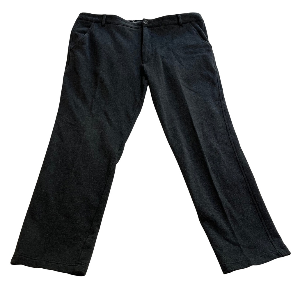 Betabrand Dress Pant‎ Sweatpants Mens 38x30 Gray Heather Straight Leg Trousers